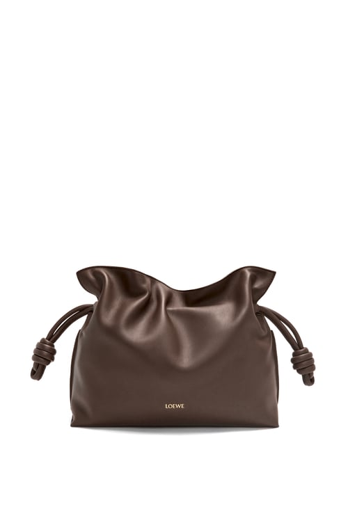 LOEWE フラメンコクラッチ ミディアム（ナパカーフ） チョコレート