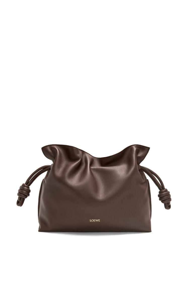 LOEWE フラメンコクラッチ ミディアム（ナパカーフ） チョコレート