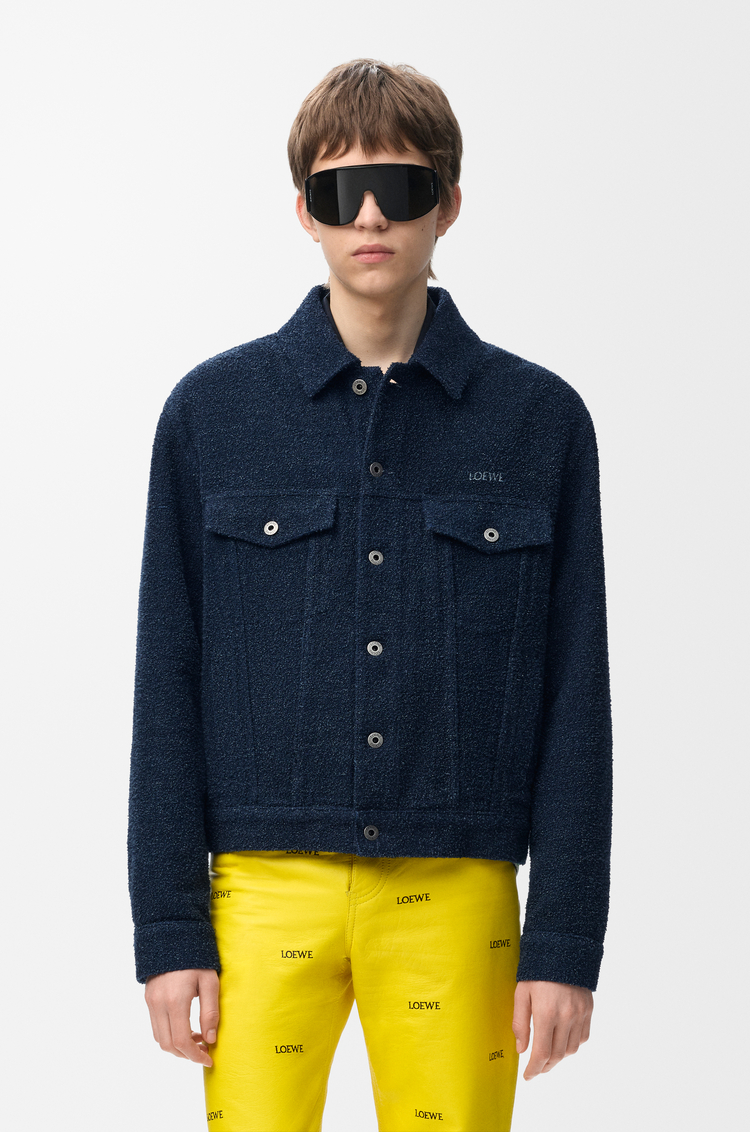 LOEWE Veste Trucker en denim Bleu Denim Foncé
