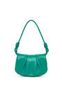 LOEWE Paseo satchel in shiny nappa calfskin Emerald Green