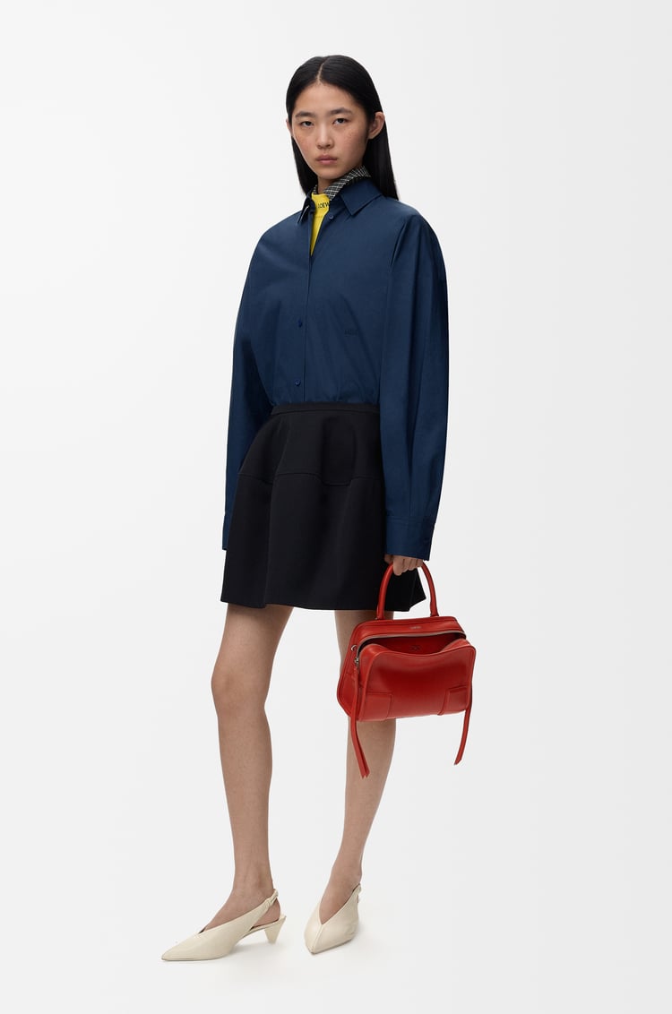 LOEWE Camisa en algodón Azul Marino