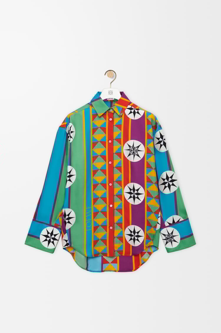 LOEWE Shirt in silk Multicolor