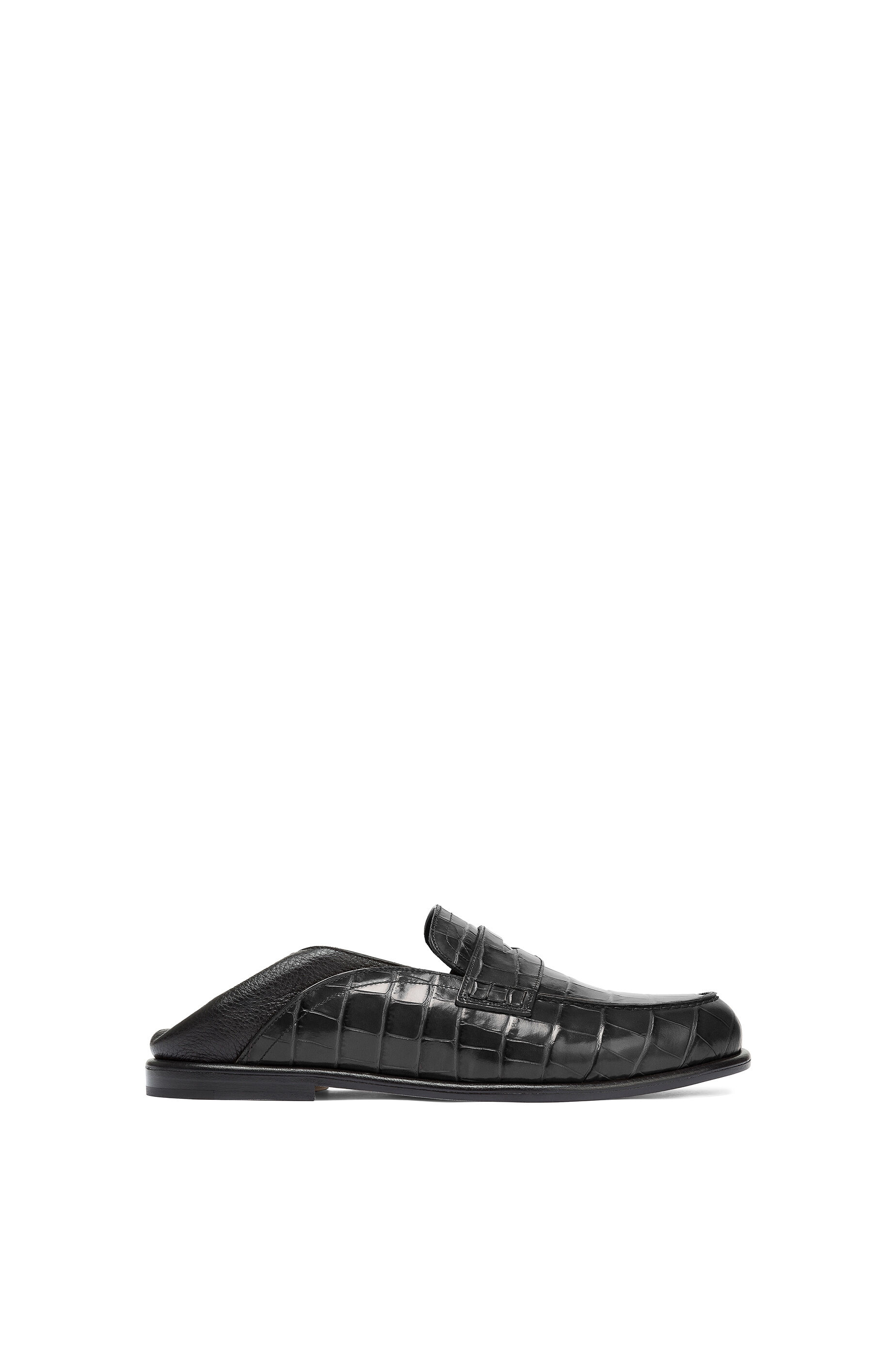 Slip on sale loafers black