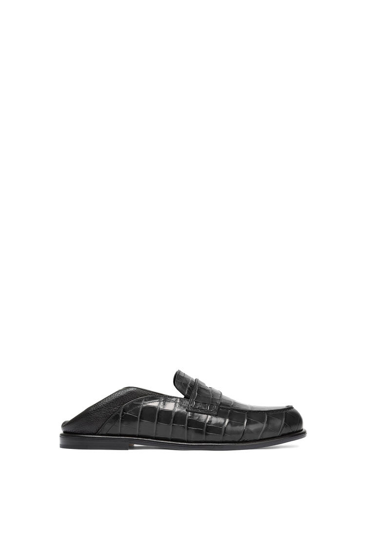 LOEWE Slip on loafer in calfskin Black/Black pdp_rd