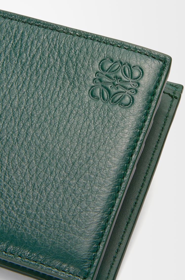 LOEWE Bifold coin wallet in deerskin Evergreen