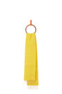 LOEWE Scarf in wool and mohair Yellow