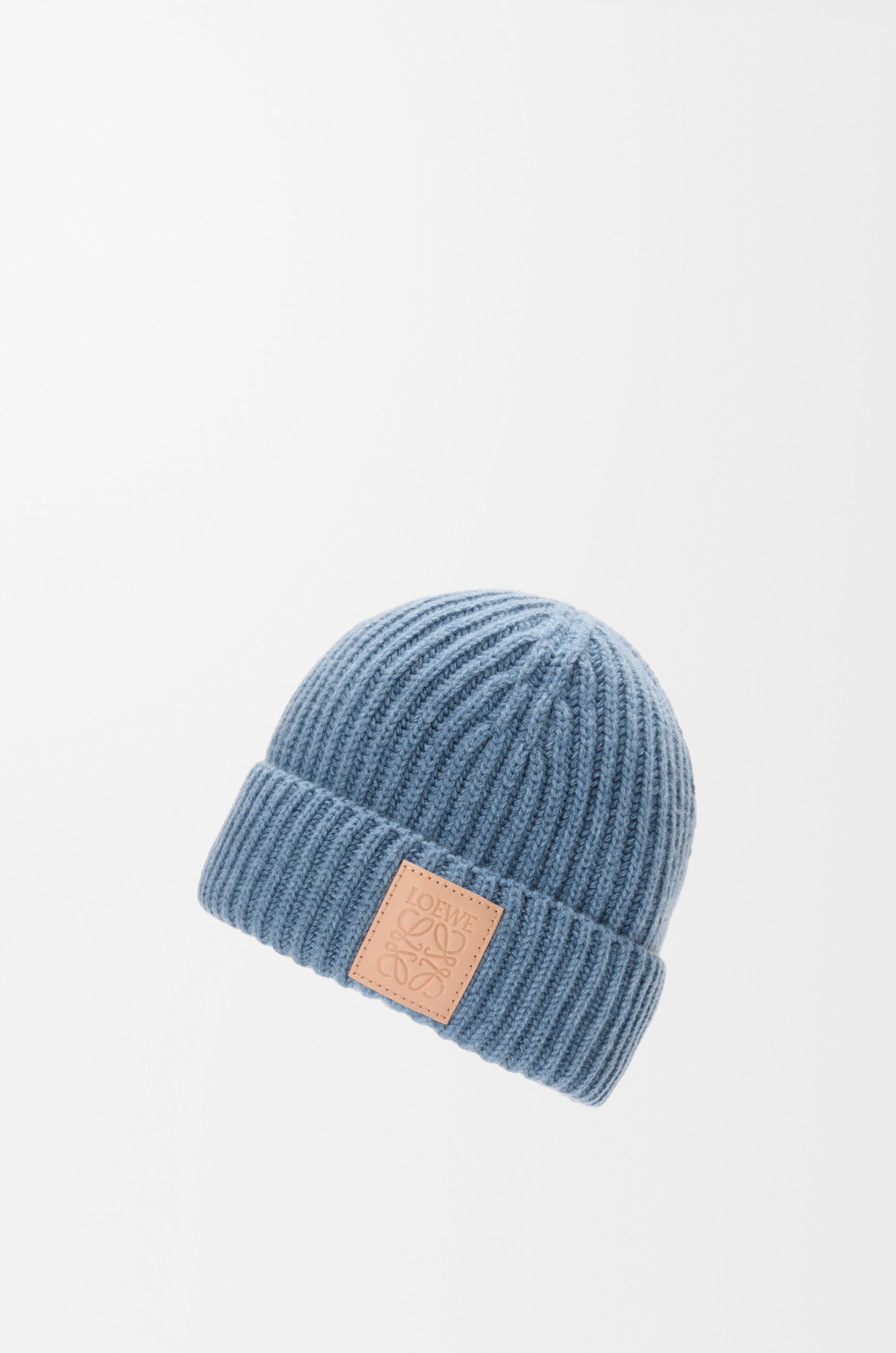 LOEWE Beanie in cashmere Denim Blue