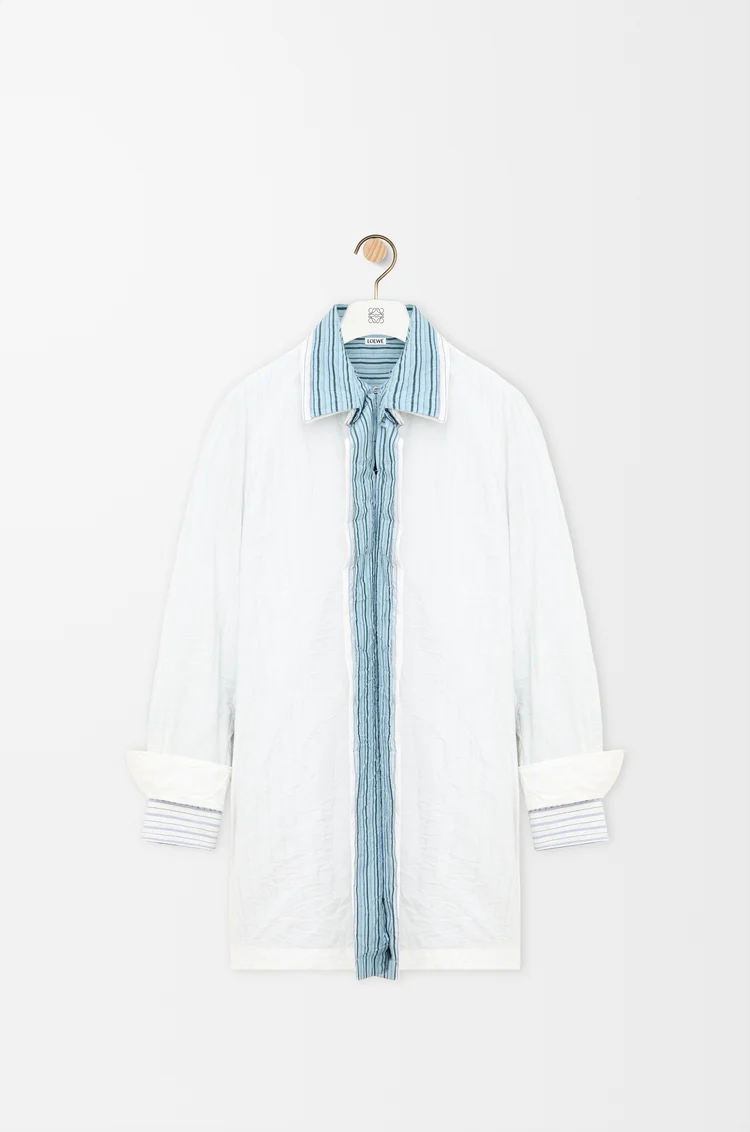 LOEWE Vestido en algodón técnico Blanco