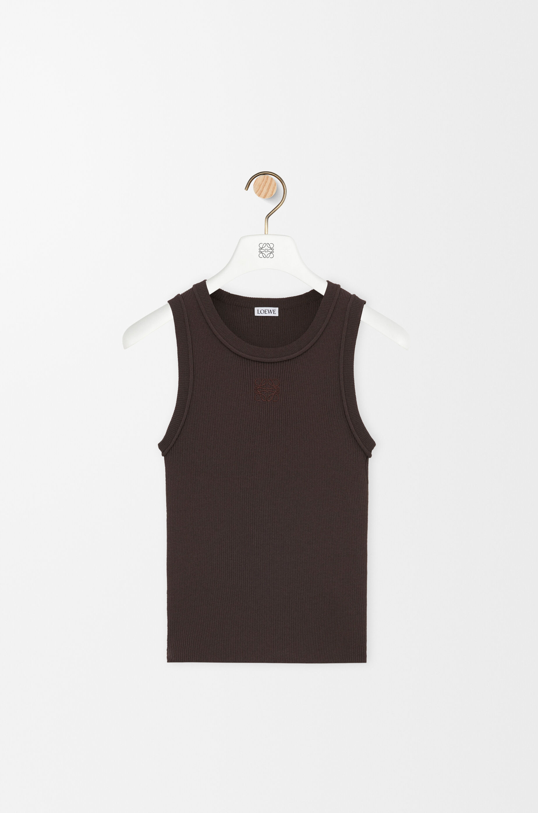 アナグラム タンクトップ（ストレッチレーヨン） ブラウン - LOEWE