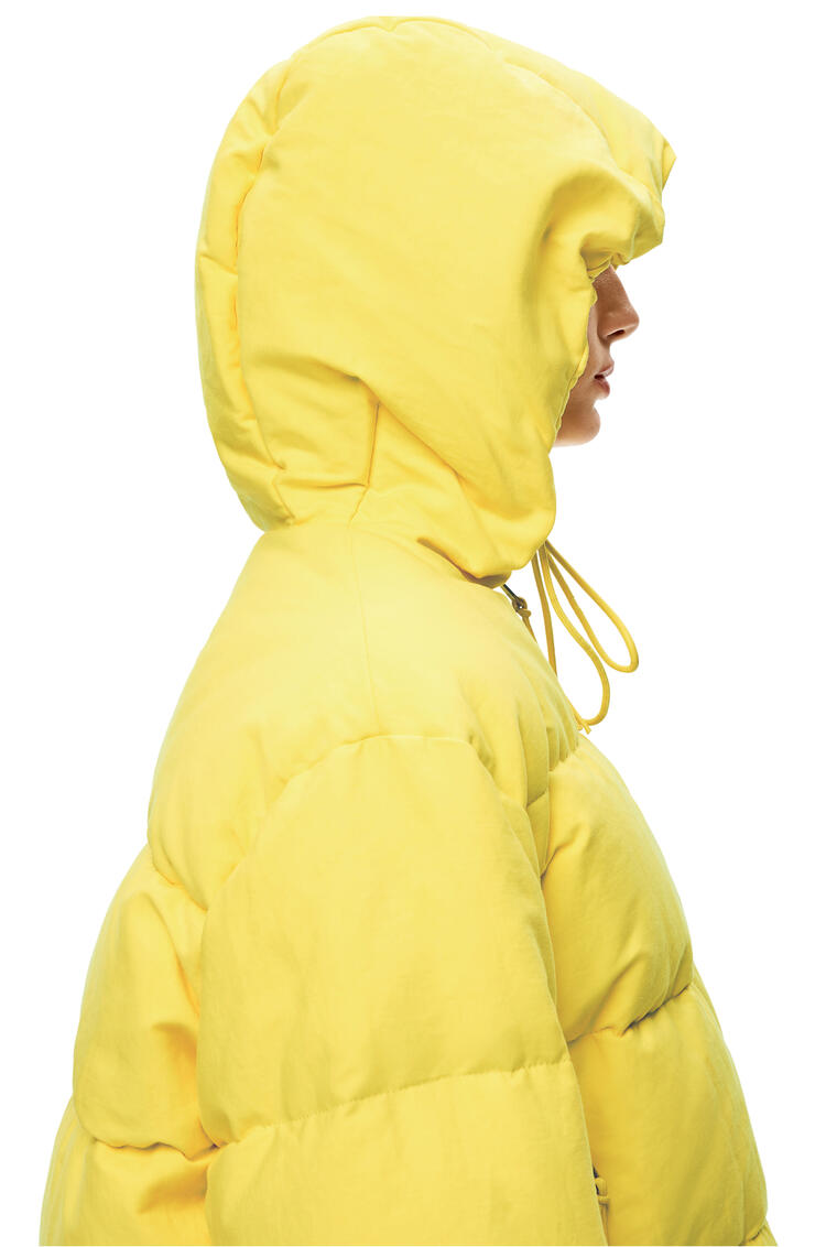 LOEWE Hooded puffer in cotton Yellow pdp_rd