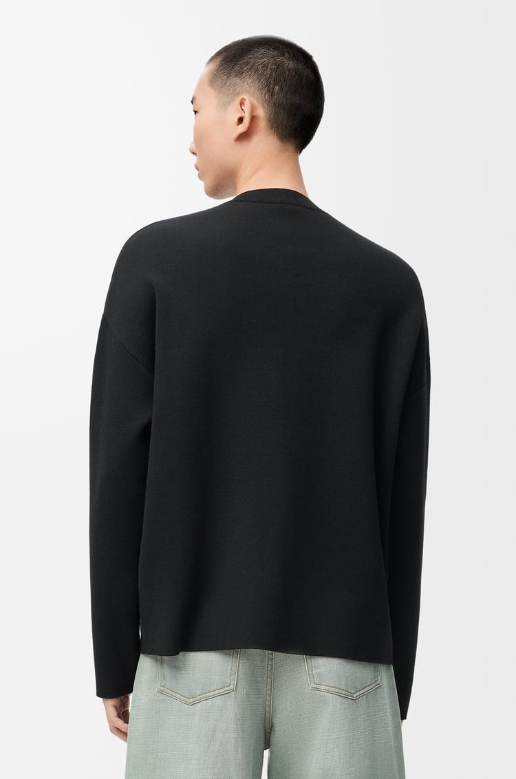 LOEWE Jersey Anagram en lana Negro