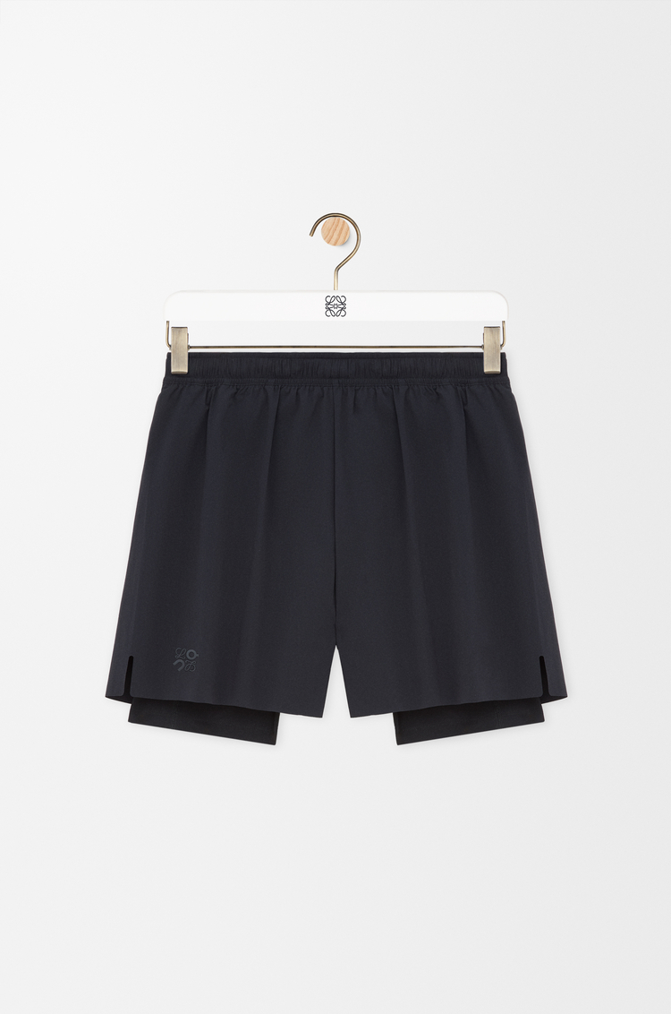 LOEWE Shorts in technical shell Black