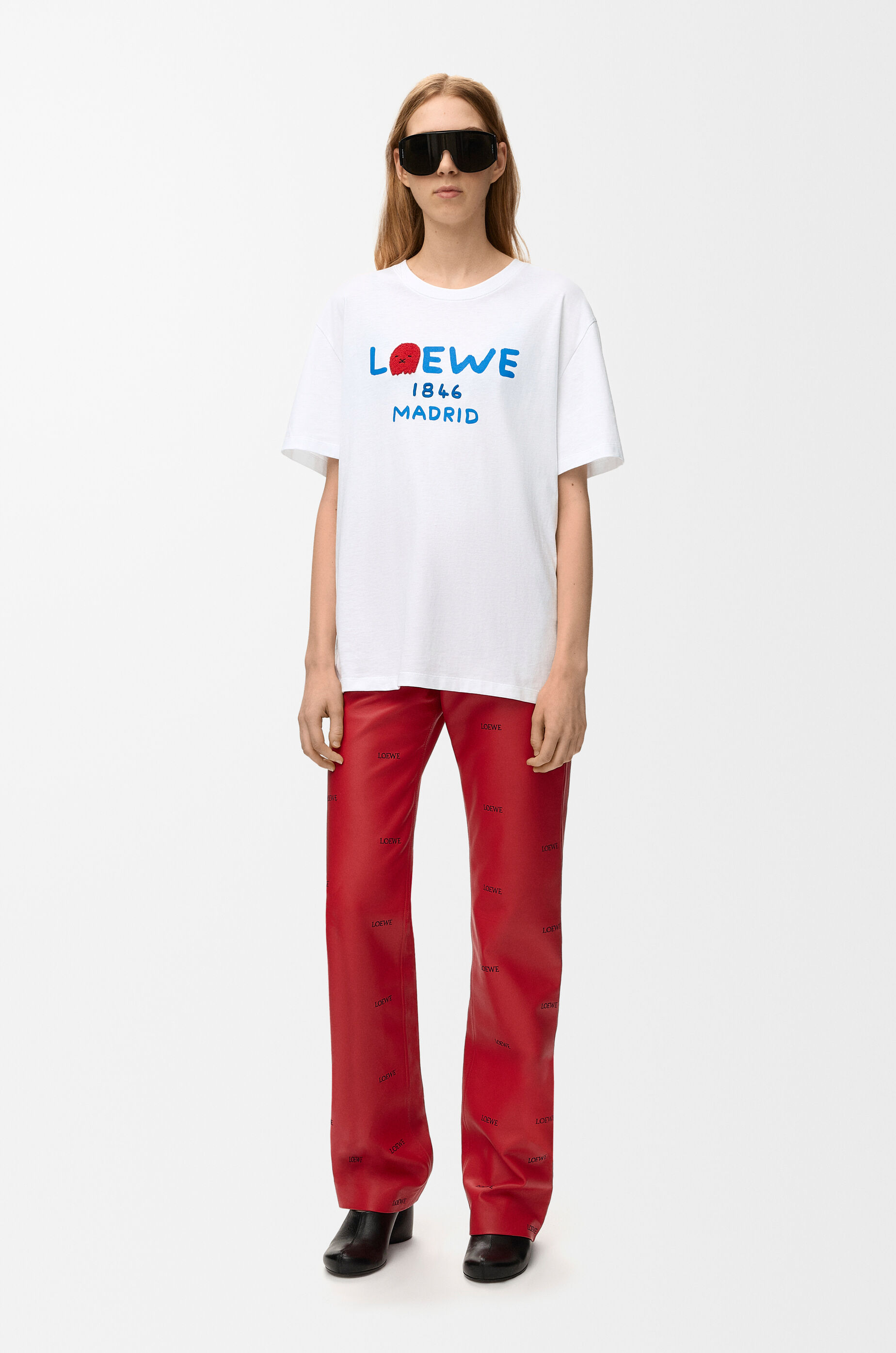 リラックスフィット Tシャツ（コットン） ホワイト - ロエベ 日本 公式