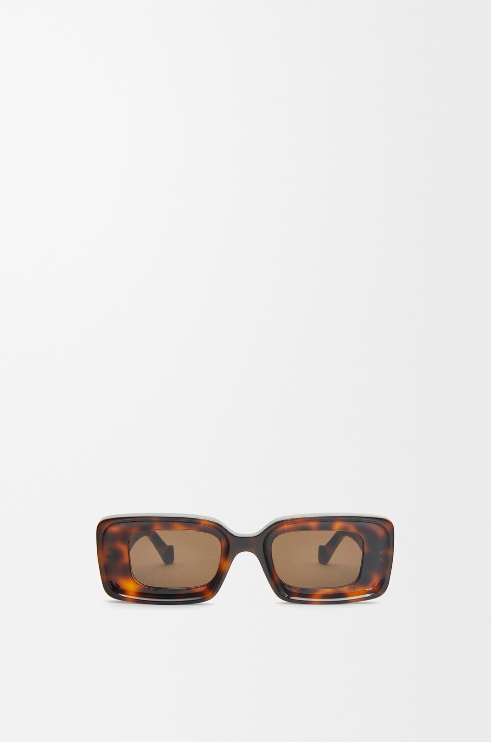 Loewe Translucent Brown Square Sunglasses Rectangular Slim sunglasses Brown - LOEWE USA Official Website main image 4
