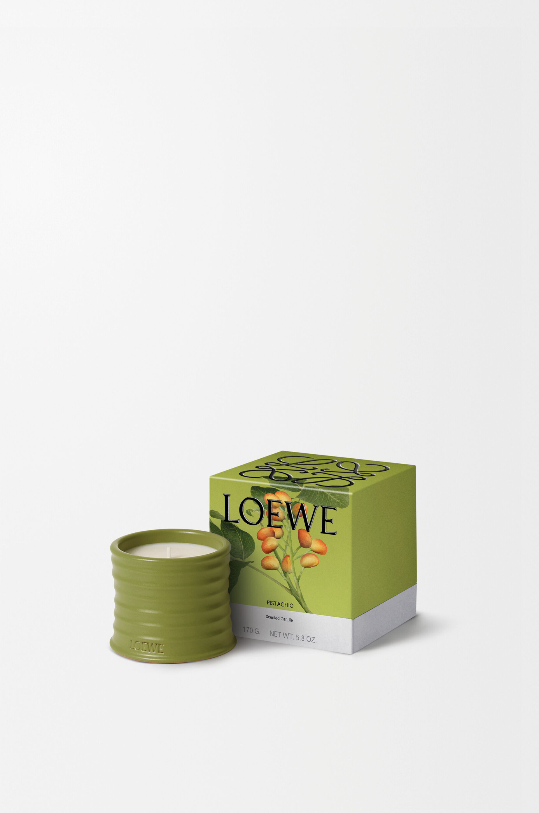 LOEWE ロエベ アロマ キャンドル ピスタチオ スモール ピスタチオ キャンドル スモール グリーン - ロエベ 日本 公式サイト