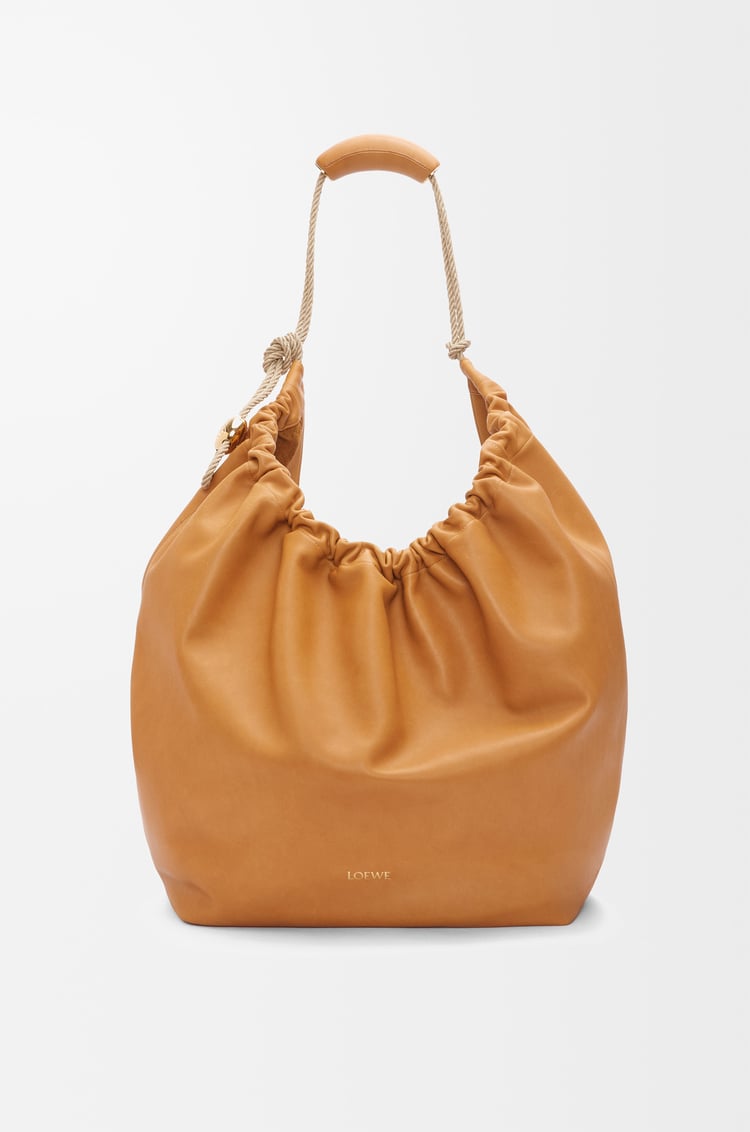 LOEWE XL Squeeze bag in natural calfskin Tan
