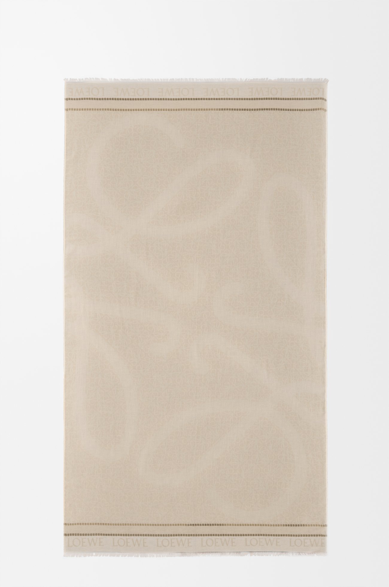 LOEWE Pareo in cotton Light Beige