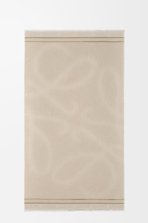 LOEWE Pareo in cotton Light Beige