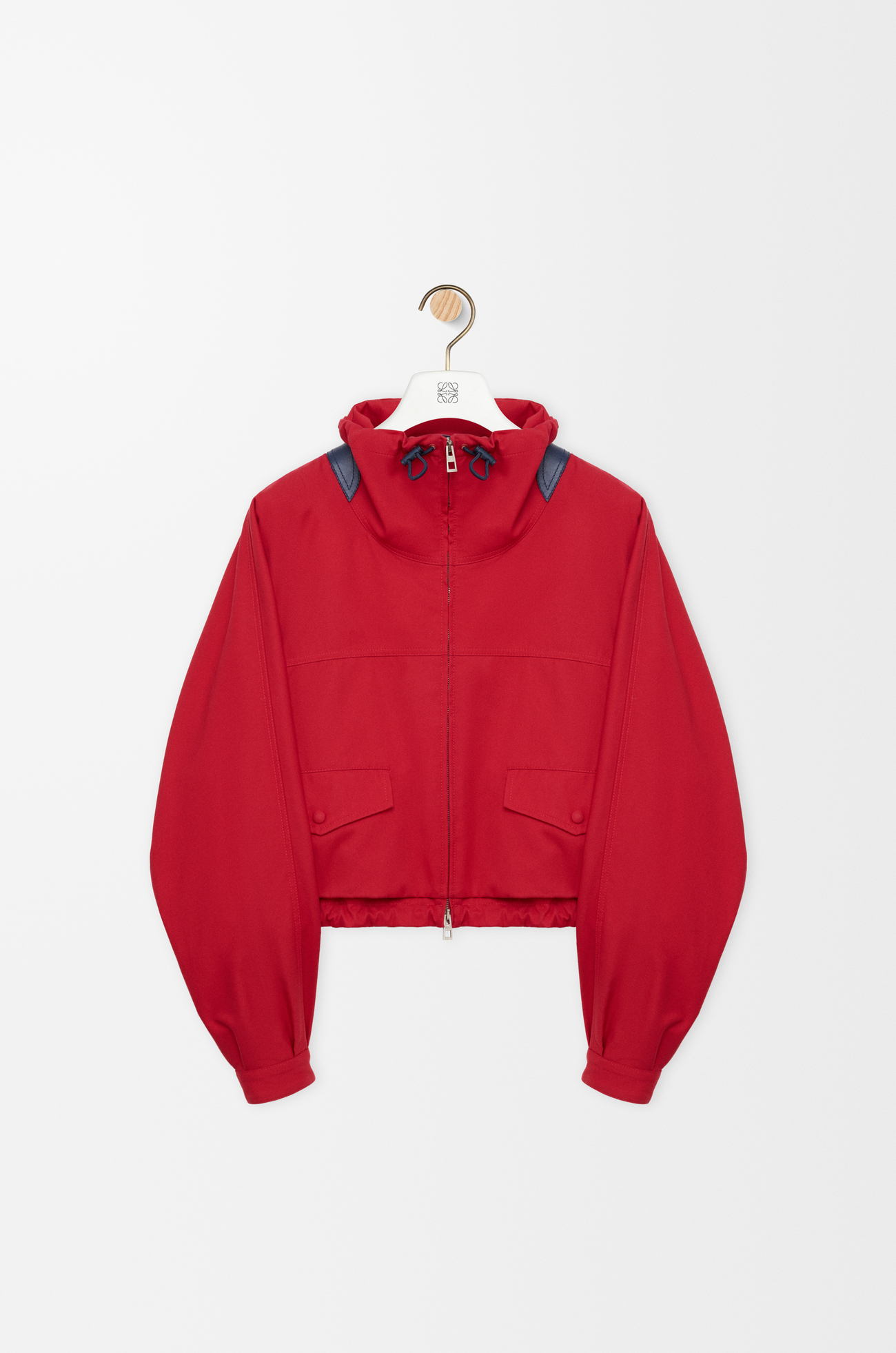 LOEWE Chaqueta en algodón y seda Rojo