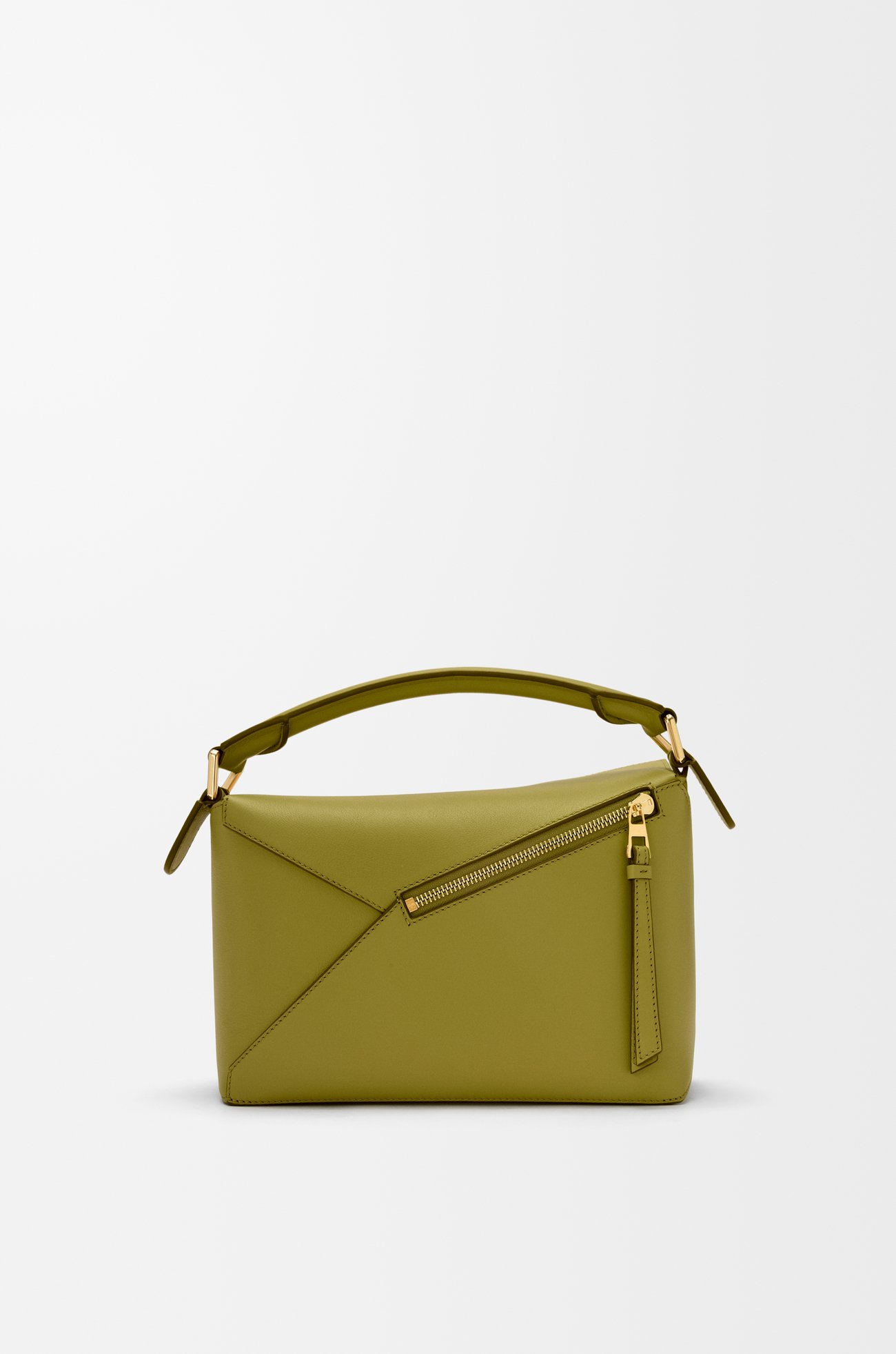 LOEWE Small Puzzle Edge bag in classic calfskin Light Moss