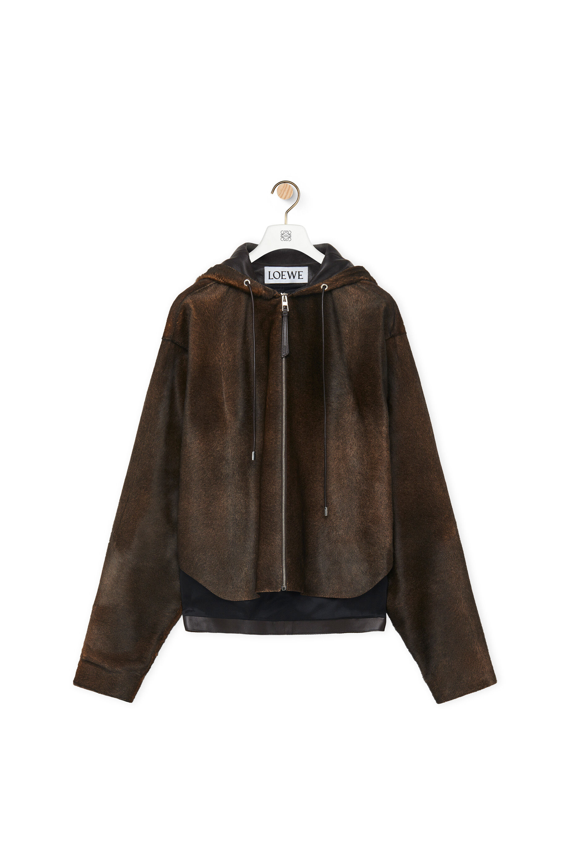 Hairy hoodie jacket clearance