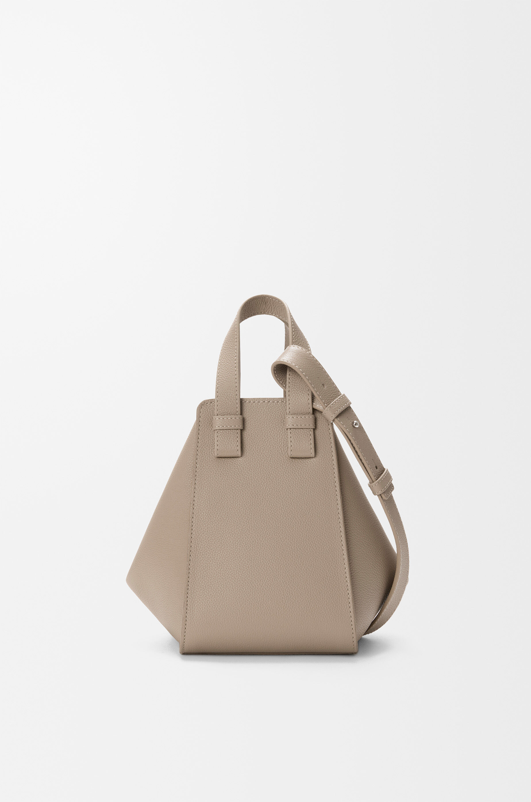 Compact Hammock bag in soft grained calfskin Brown - LOEWE USA