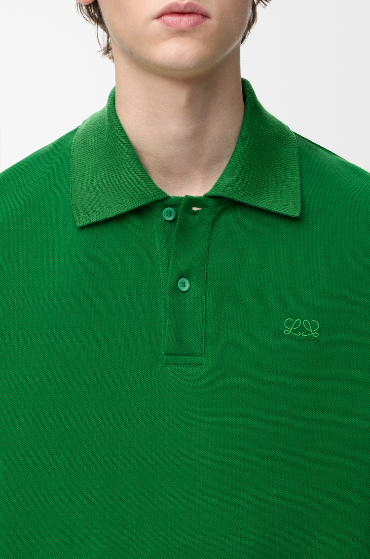 LOEWE Polo en coton Vert