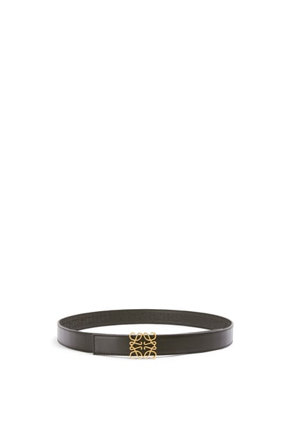 LOEWE Reversible Repeat belt in silk calfskin Black/Gold plp_rd