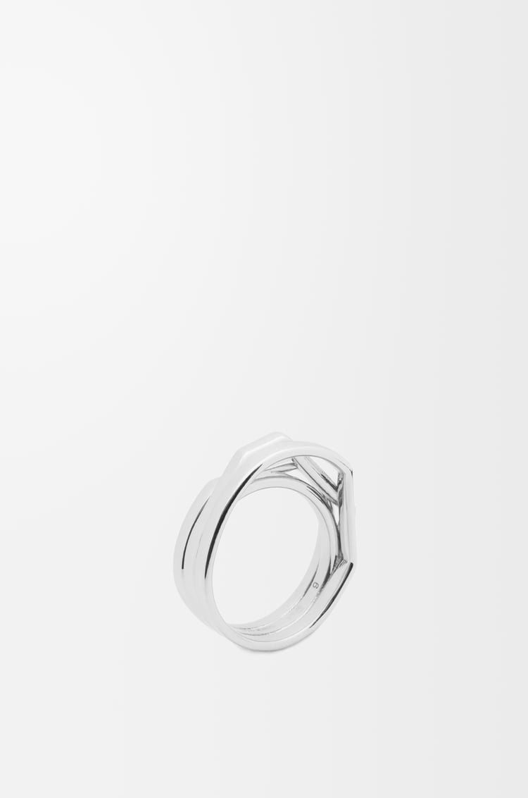 LOEWE Stacked ring in sterling silver  Silver