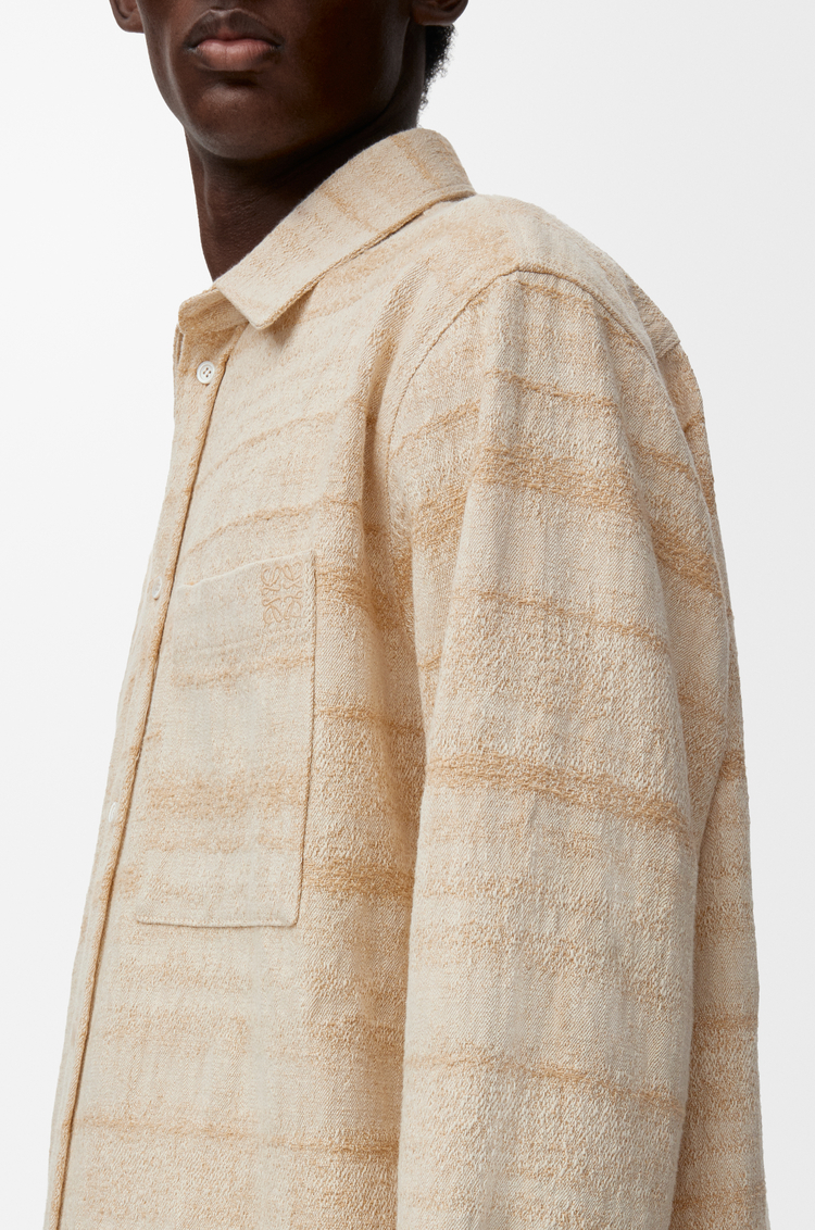 LOEWE Camicia in denim Sabbia