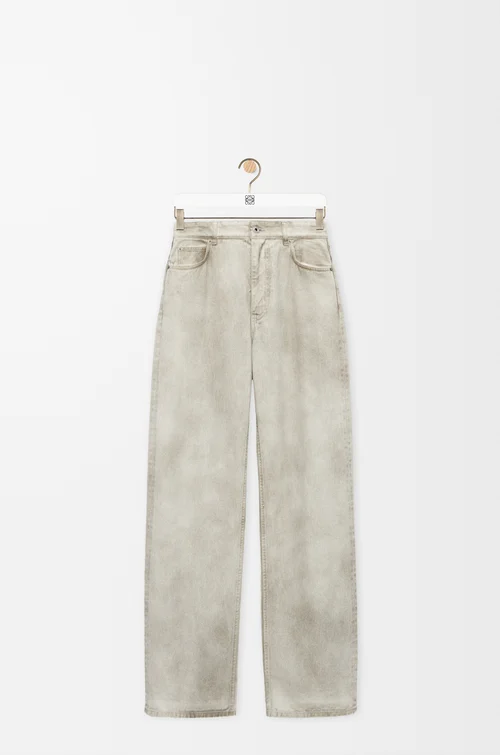 LOEWE Jeans in denim Light Grey