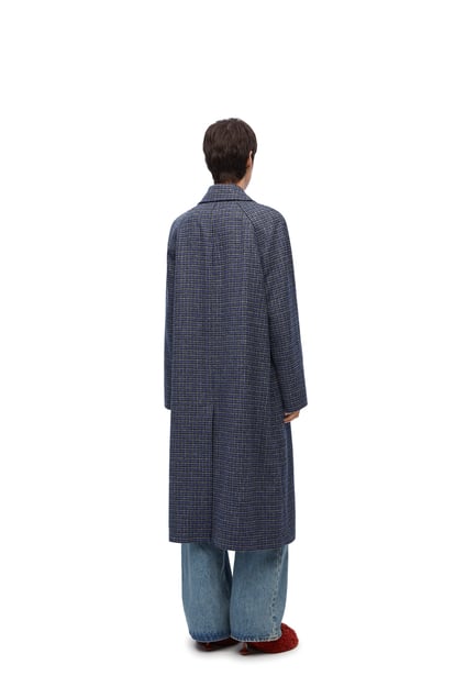 LOEWE Coat in wool Black/Blue/Grey plp_rd