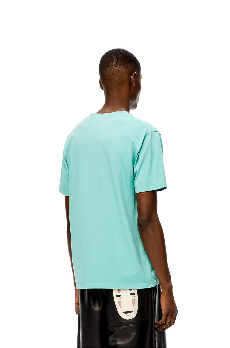 LOEWE Camiseta Susuwatari en algodón con Anagrama Verde Menta pdp_rd