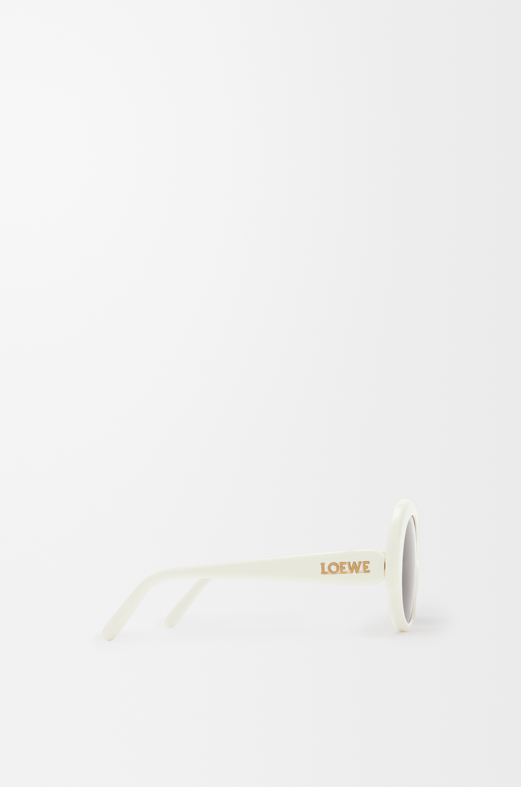 LOEWE Round Slim sunglasses White/Ivory
