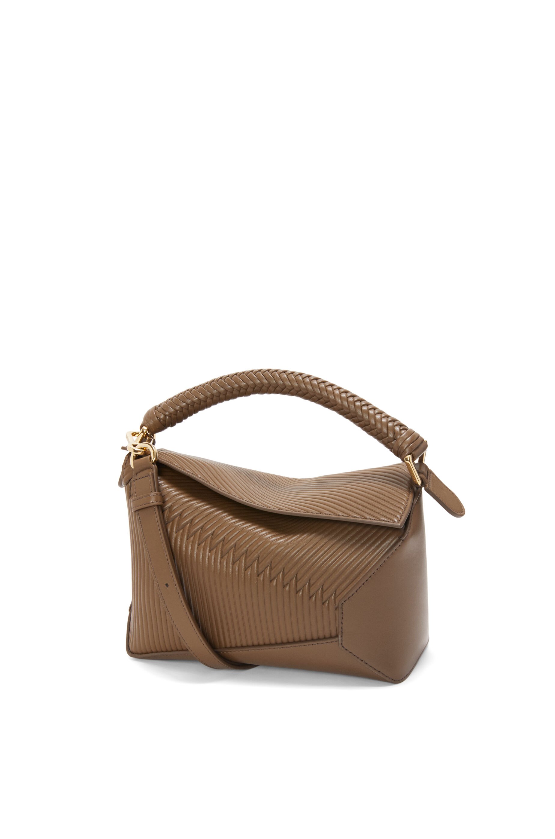 Small Puzzle bag in calfskin Tundra LOEWE