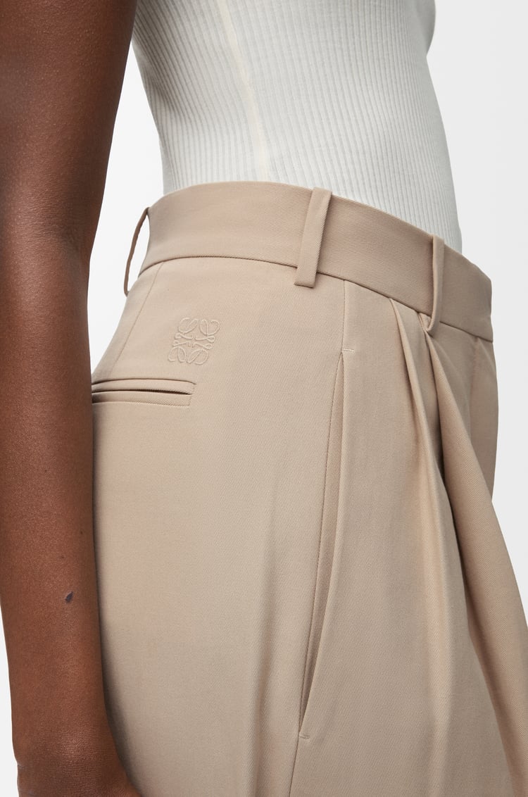 LOEWE Hose aus Baumwolle Beige