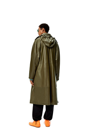 LOEWE Twist coat in nappa Khaki Green plp_rd