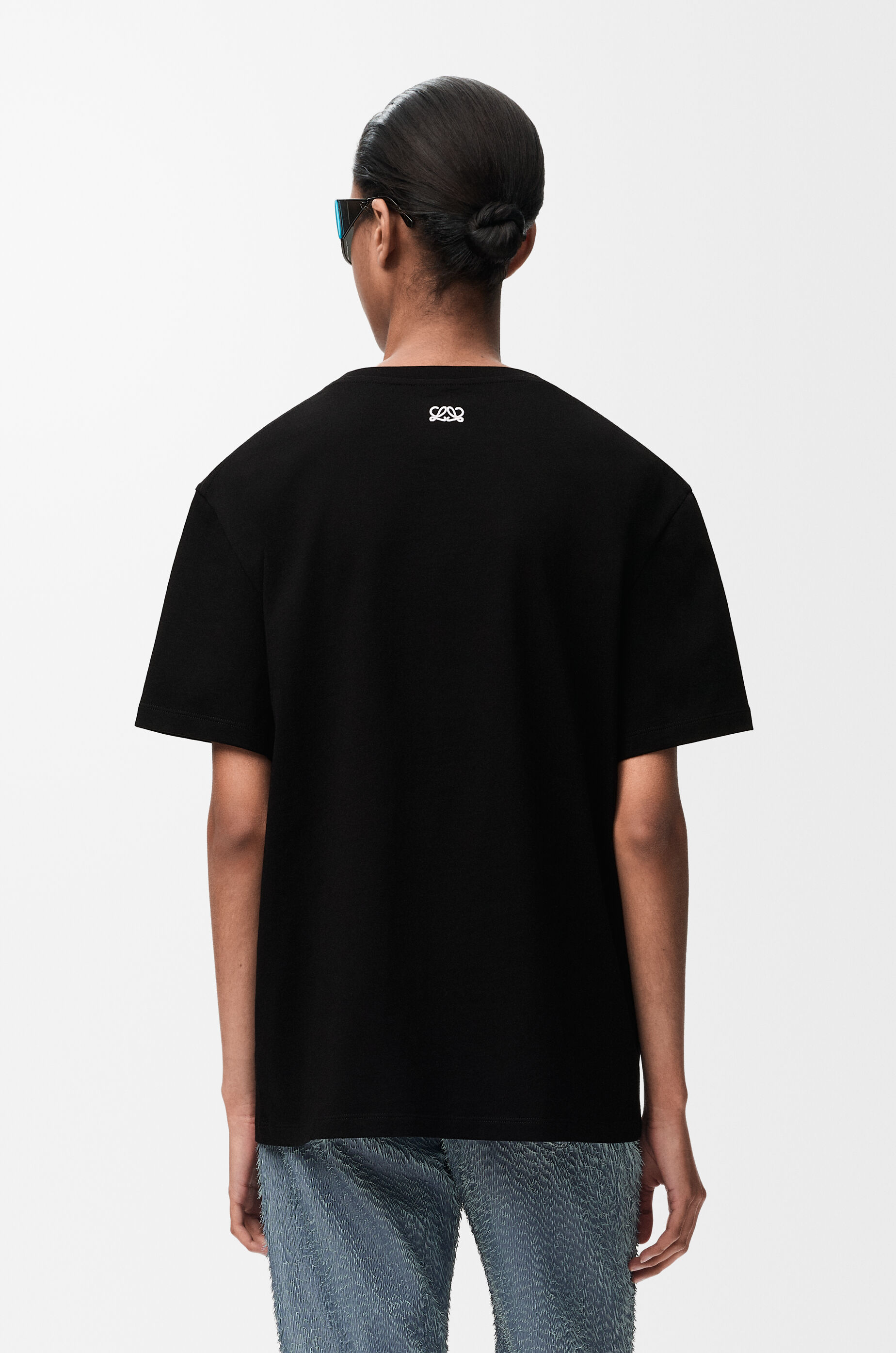 リラックスフィット Tシャツ（コットン） ブラック - ロエベ 日本 公式