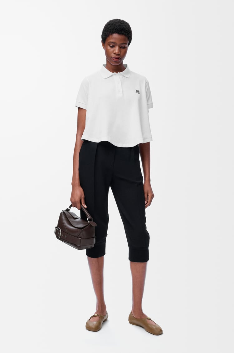 LOEWE Trapeze polo in cotton White