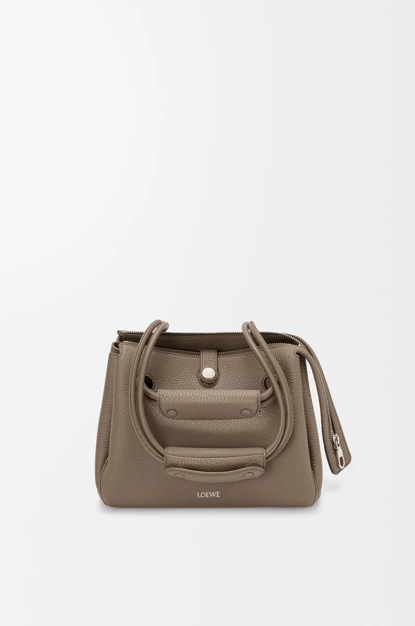 Small Madrid bag in supple grained calfskin