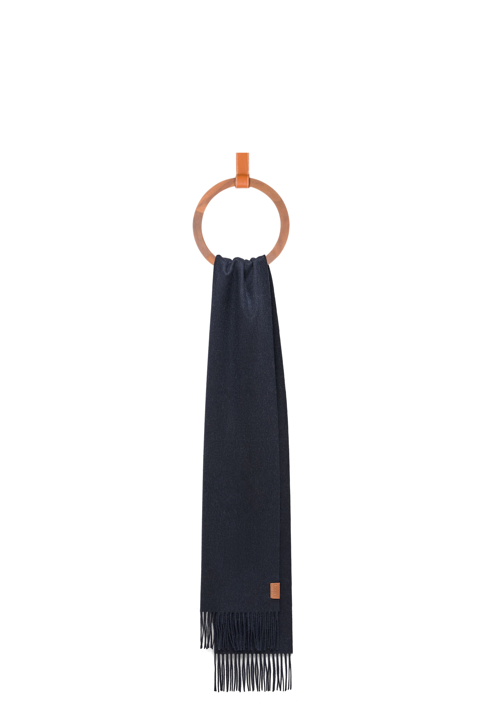 スカーフ（カシミヤ） ネイビーブルー - LOEWE