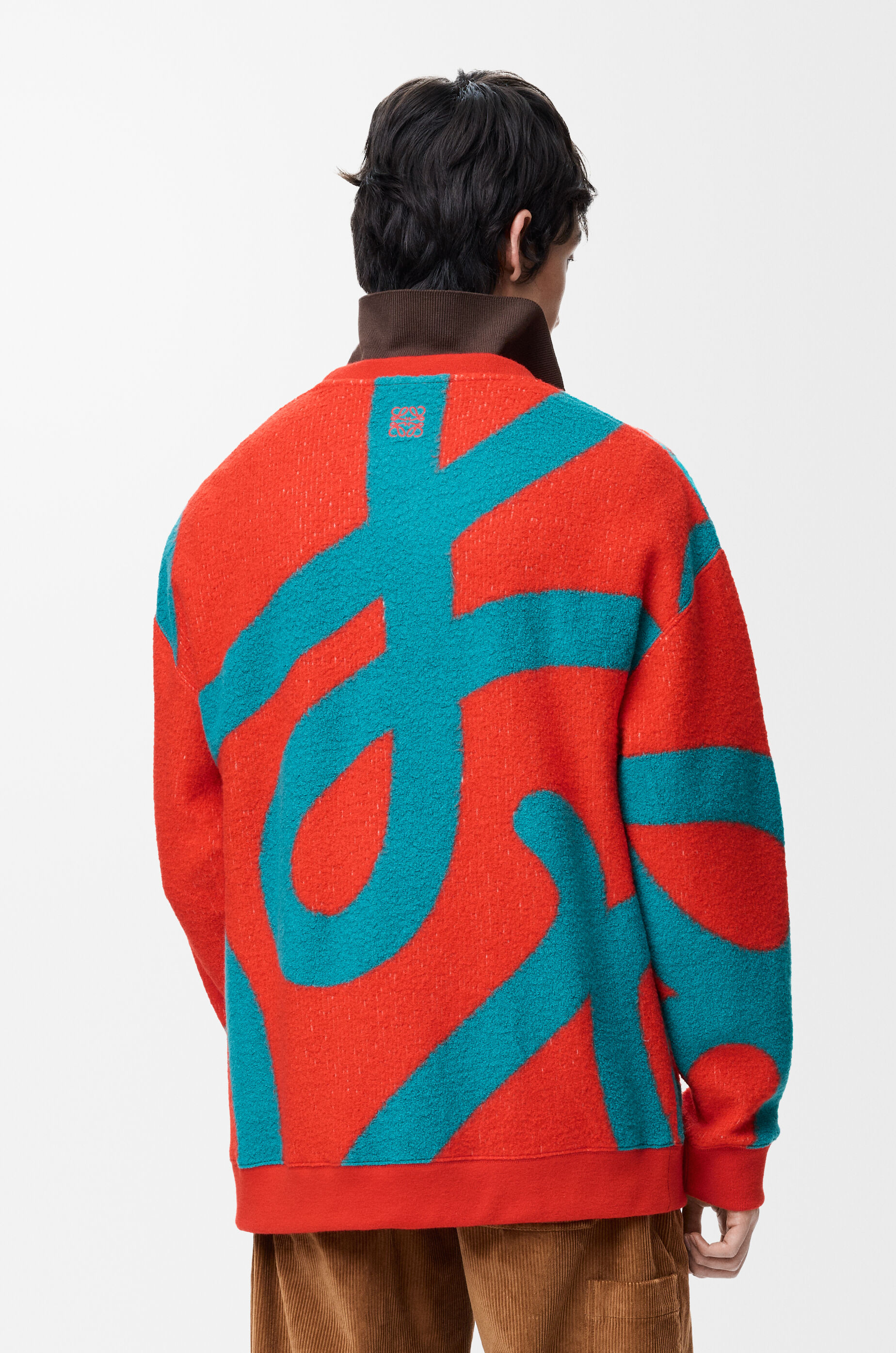 スウェットシャツ（ウール&コットン） ブルー - LOEWE