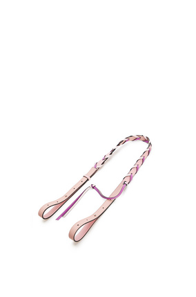 LOEWE Braided loop strap in classic calfskin Light Candy/Salmon plp_rd