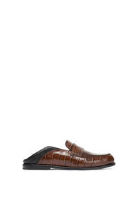 LOEWE Slip on loafer in calfskin Brown/Black pdp_rd
