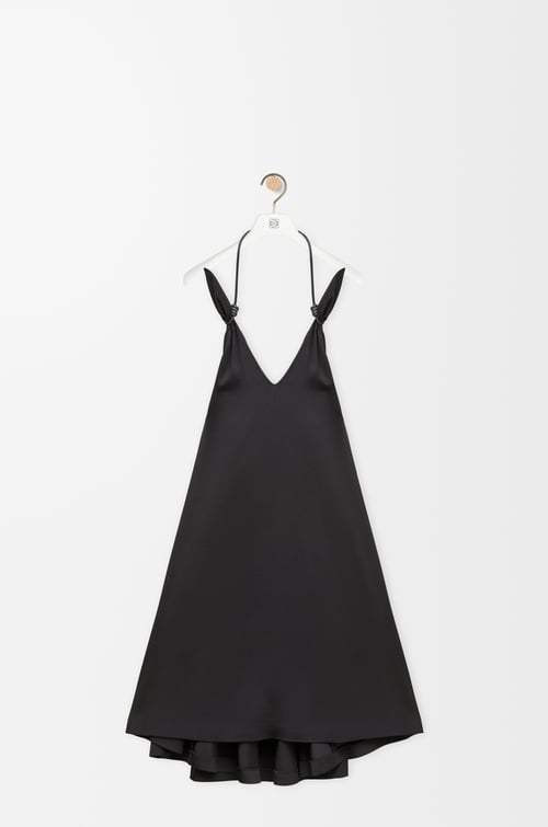 LOEWE フラメンコ ドレス（ストレッチレーヨン） ブラック
