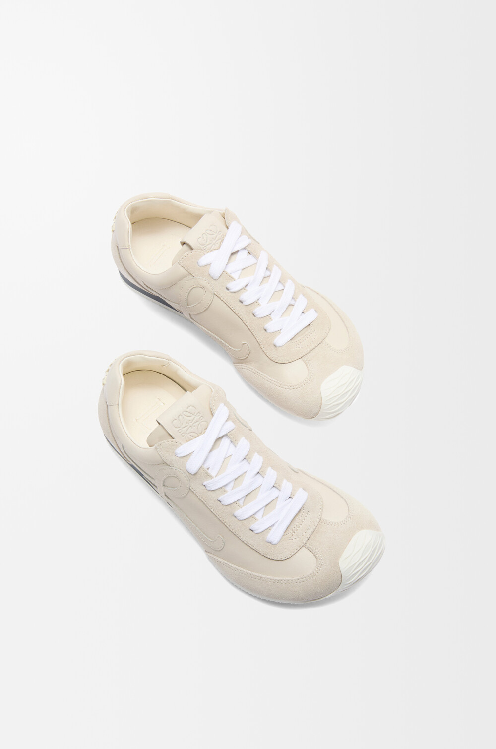 Ballet Runner in soft calfskin White LOEWE