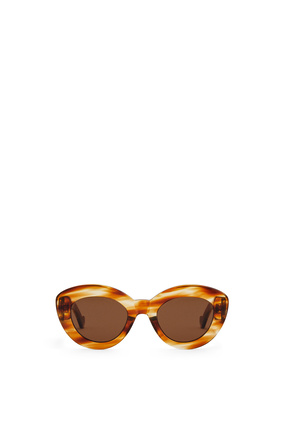 LOEWE Butterfly Anagram sunglasses in acetate Striped Havana plp_rd