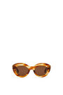 LOEWE Butterfly Anagram sunglasses in acetate Striped Havana pdp_rd