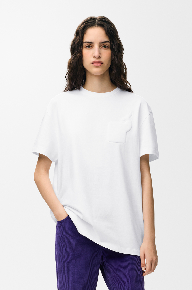 LOEWE T-shirt décontracté en coton Blanc