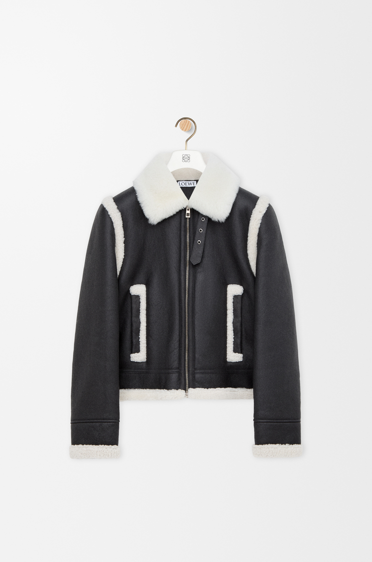 LOEWE Chaqueta en lana de oveja Negro